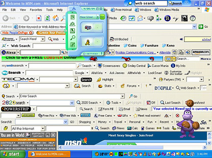 Internet Explorer Bogged Down With Too Many Toolbars